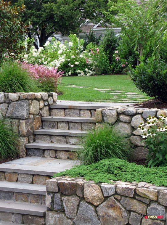21 Beautiful Garden Stair Ideas