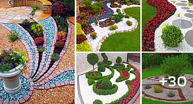 30 Creative Garden Decoration Ideas With “Natural Stones.”