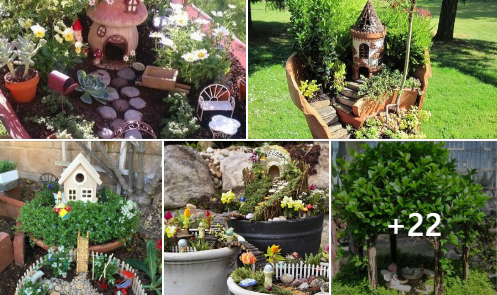 20 Endearing Miniature Fairy Haven Garden Ideas