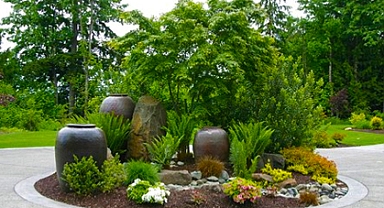 How to design a charming garden island for our garden this spring?