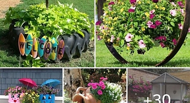15+ Creative And Easy Garden Decor Ideas