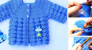 Beautiful crochet jacket / Step-by-step tutorial course