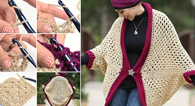 Beautiful Granny Square Cardigan Crochet Tutorial