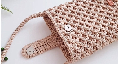 Crochet Easy Star Stitch Bag
