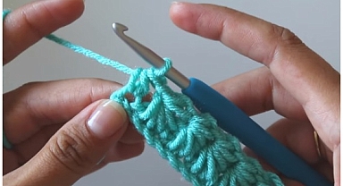 Crochet Two Color Star Stitch Blanket