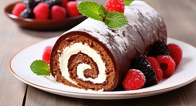 Chocolate Chip Swiss Roll
