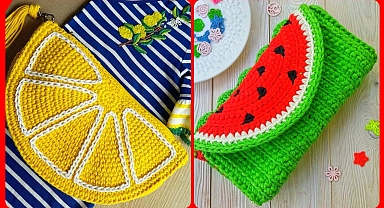 Best New Arrival Hand Knitted Small Fold Over Purse/ Crochet Crossbody Pouch Design & Pattern