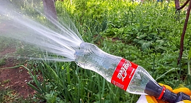 Making a Garden Sprinkler with a Coca-Cola Bottle | super Ideas
