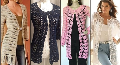 Most beautiful creative crochet handknit vest blouse top pattern designs for woman