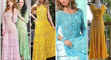 Women's Most Classy Designer Casual Summer Crochet Skater& Long Swing Dreses With Gorgeous Designing